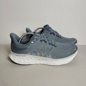 New Balance Fresh Foam 1080v12 Gray Blue Running Shoes Mens Sz 10